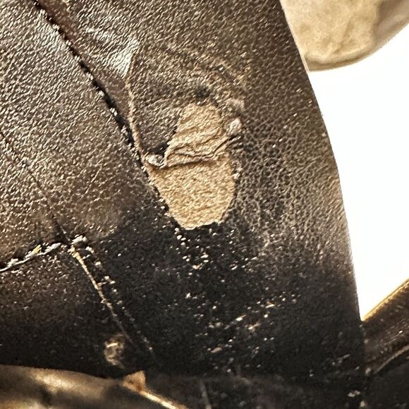 Nine West Ankle Boots Size 7M Brown Snake Skin Print Vegan Leather 4 Inch Heel - Picture 10 of 11